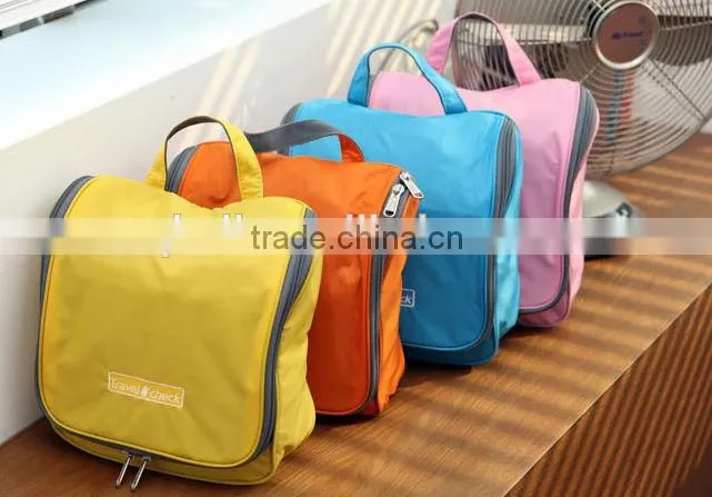 Colourful Travel organizer Bag with hanger/ Cosmetic organizer Bag