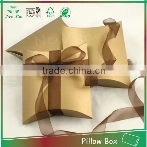 free design pillow box,printed by 100% recycled paper