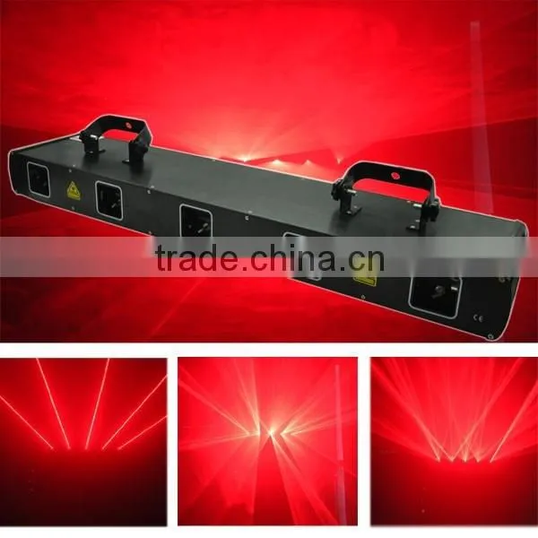 Five head DMX indoor laser disco lights for sale
