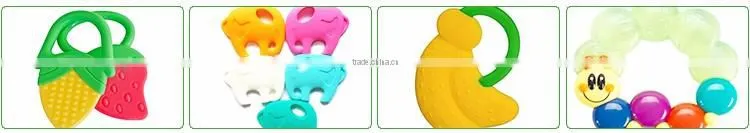 China Manufacturer BPA Free Food Grade Soft Giraffe Teether Silicone Baby Teether Chew Beads for Baby