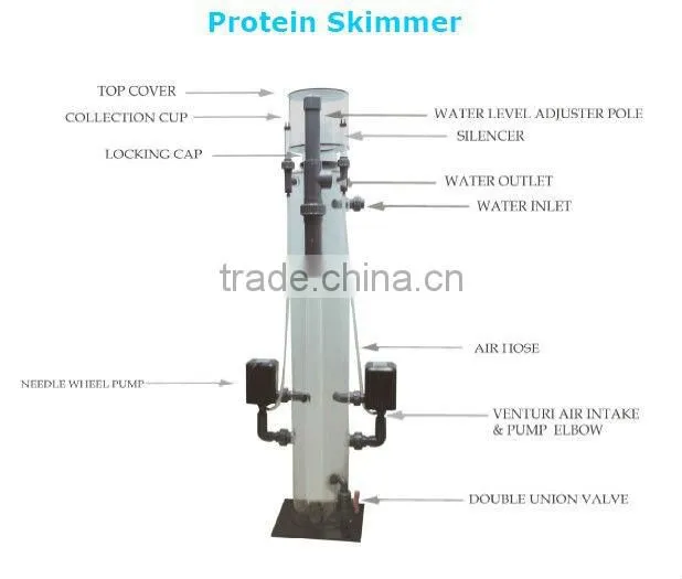 Mini small protein skimmer equipment for Swimming pool water treatment
