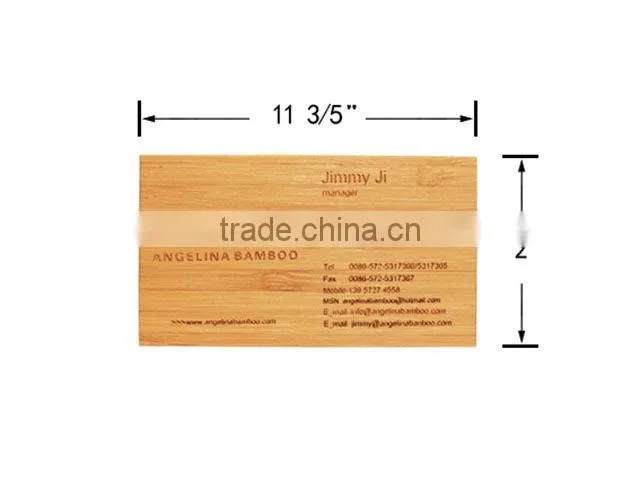 Bamboo business card