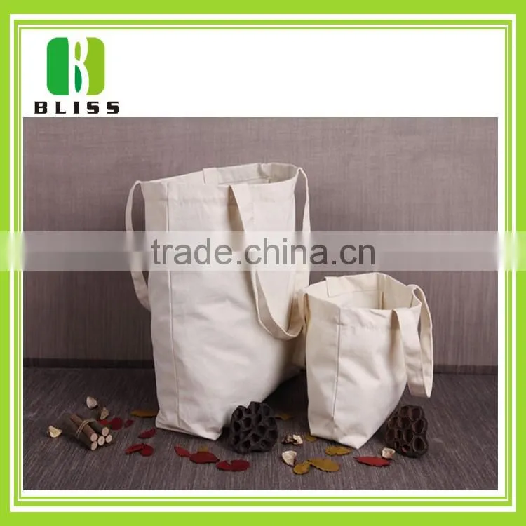 Promotion Fashion custom fabric shopping organic cotton bag
