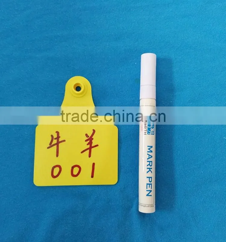 blueworth new type red/blue ear tag marker pen NOT ONLY BLACK color