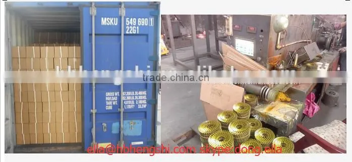 coil nail with ring shank.pallet coil nail.