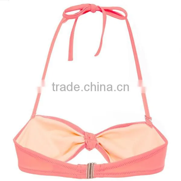 2016 new arrival custom design retro high waist girl bikinis