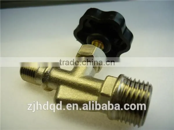 high quality brass air vent valve with double male thread