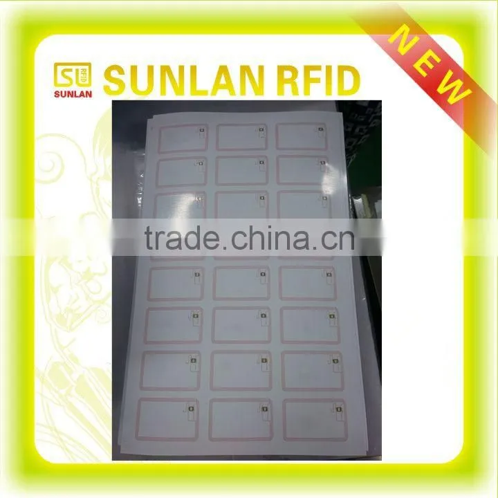 MF Desfire EV1 8k Card Inlay 311*457 mm Sheet Size, with 21 Cards in Each Sheet 3 by 7 Laying Format