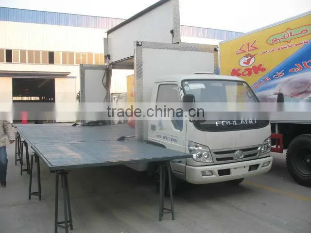 forland 4x2 Mobile led screen truck, stage truck