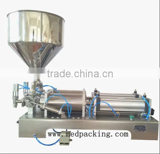 100-1000ml double heads Semi-Automatic Cream Filling Machine made in China