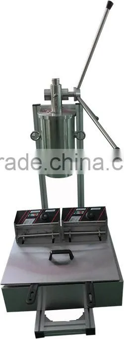 Hot Sale mini churros making machine with fryer(ZQW-10)