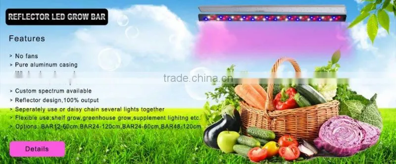 Mars Hydro New Grow Light Strip Reflector LED Grow Light 12V DC 24W 46W 92W Available for Commercial Greenhouse Projects