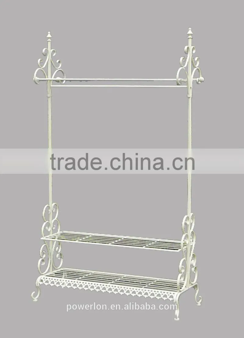 Powrlon Wrought Iron Decorative Folding Towel Racks PL08-34203