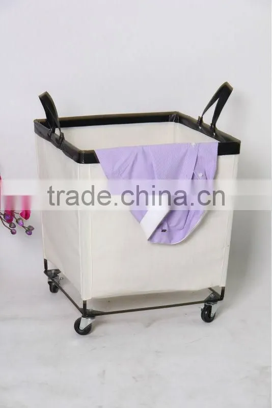 home useful Laundry Square Canvas storage Bin with wheels