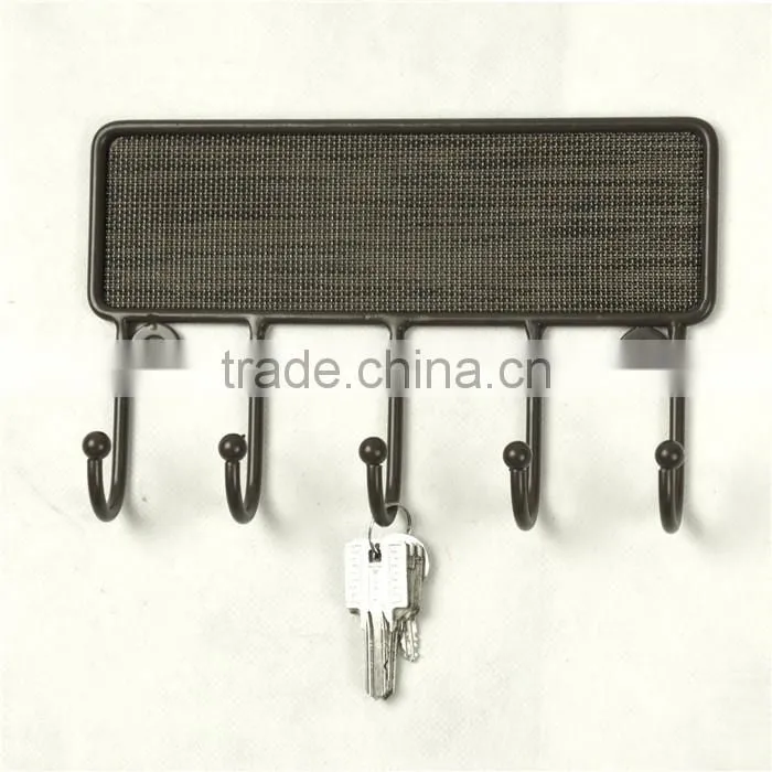Store More textilene Door 5 Hook Key Rack