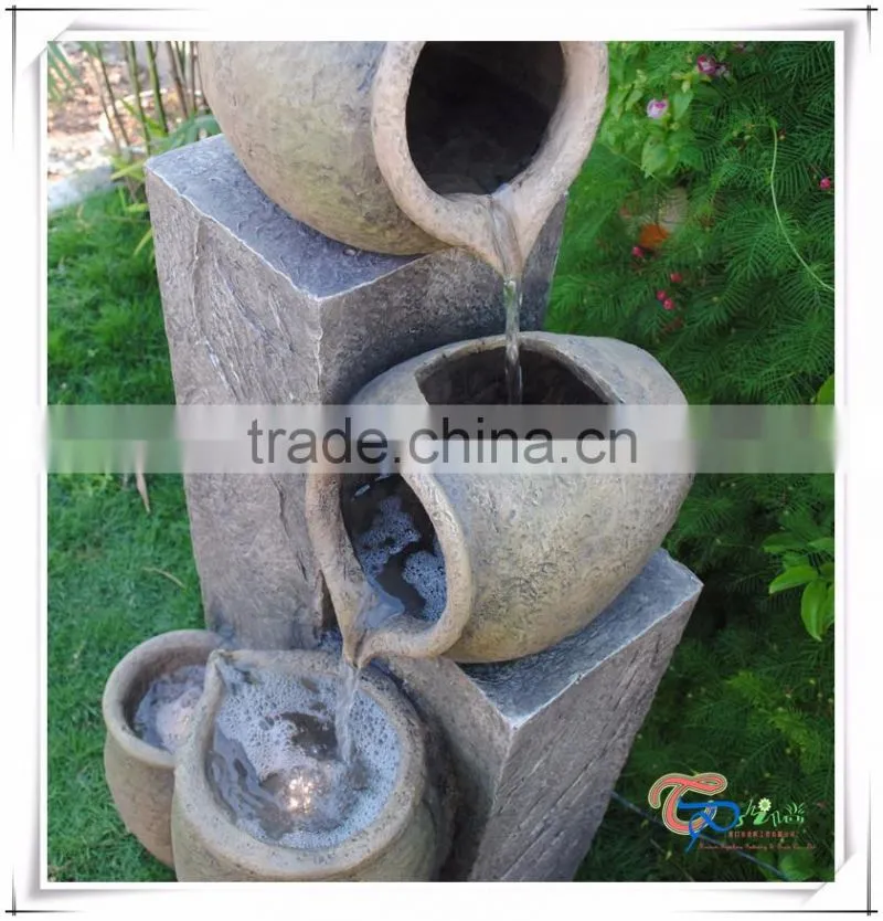 Traditional Large Electric Outdoor Water Fountain/Led Fountain Light