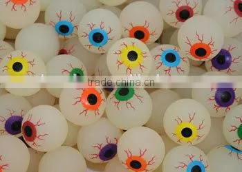 Halloween gift 4.3cm rubber eye ball bouncing ball