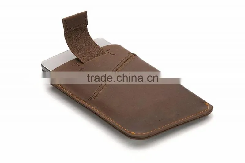 Leather Card Sleeve Wallet