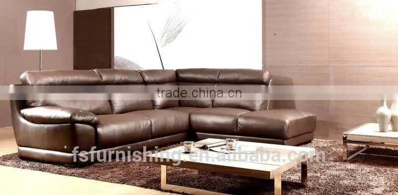 JR6006 fashion Modern style 1+2+3 full top grain leather sofa 1 set customize furniture factory