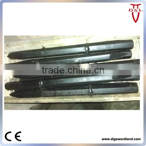 drill rod fit for air leg rock drill pneumatic hammer