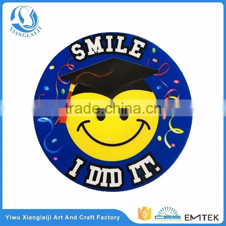 2017 HOT sale birthday party decorations led flashing badge for promotion