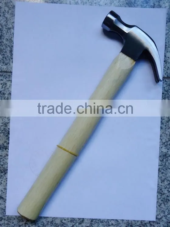 8,12,16,20,24 OZ Claw Hammer with wooden handle
