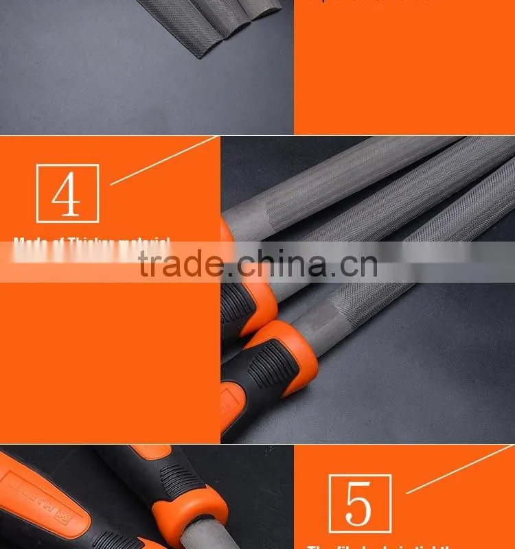 Professional Half Round Smooth Cut File With Soft Handle