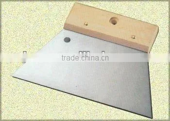 wooden handle carbon steel bench scraper
