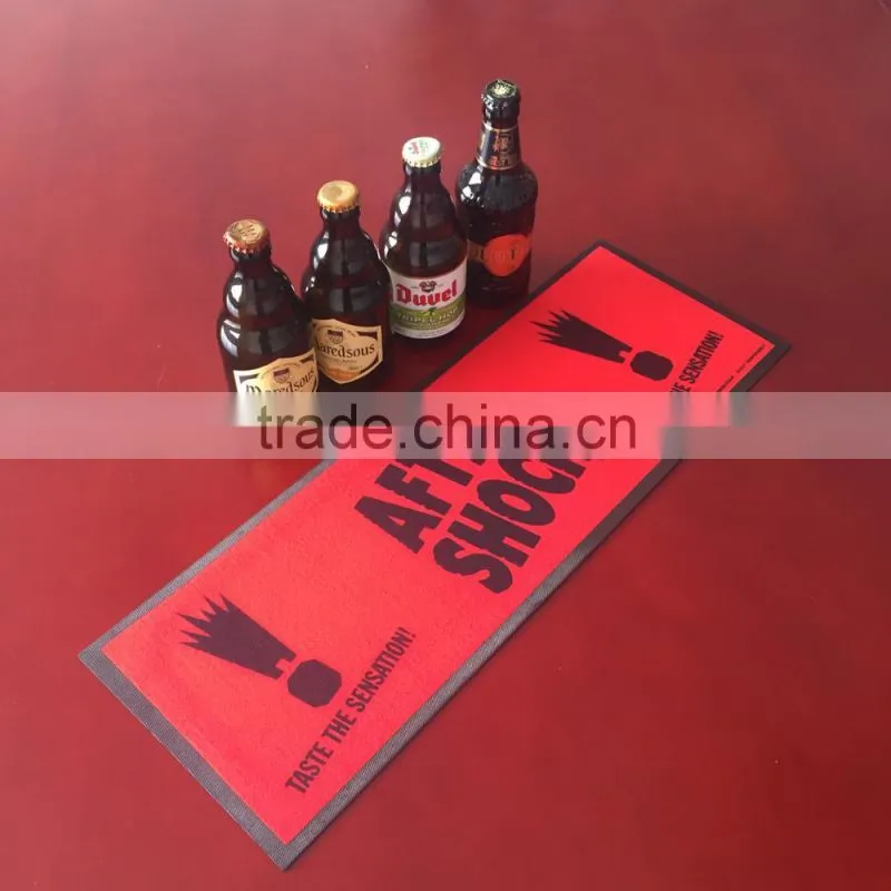 anti-slip bar runner non-woven rubber bar mat