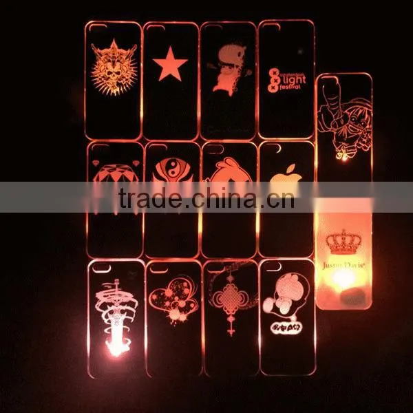 Aluminium case for iphone led lights