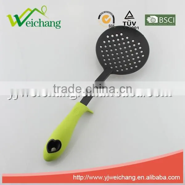 WCJ321C Premium Nylon utensils SKIMMER Cooking Utensil Gadgets Set with Storage Stand (Multi-color)