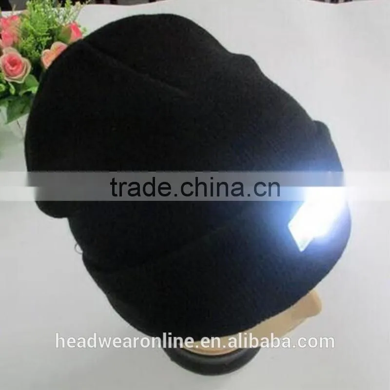 Cap Factory Acrylic Material Led Light Ski Beanie Hats