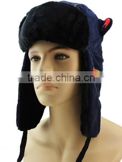 2014 Korean Earflaps Mens Winter Fur Hat