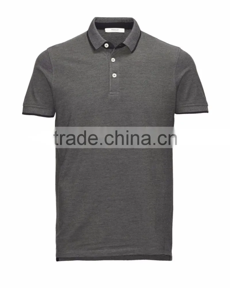 100% cotton men polo shirt custom, plain polo t-shirt cheap wholesale