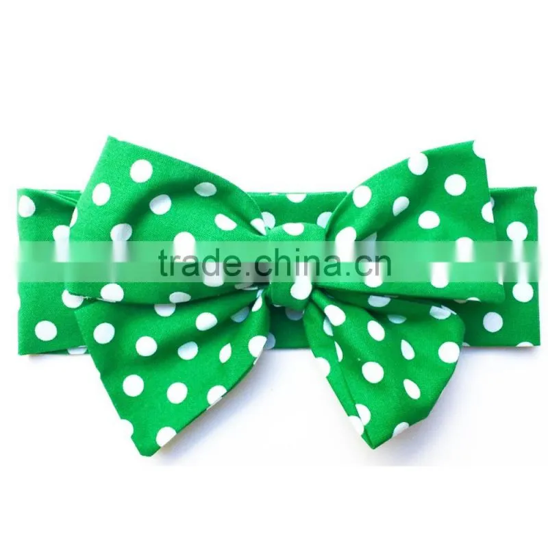 Handmade Headband Polka Dots Hair Accessory Wholesale Girl Headbands