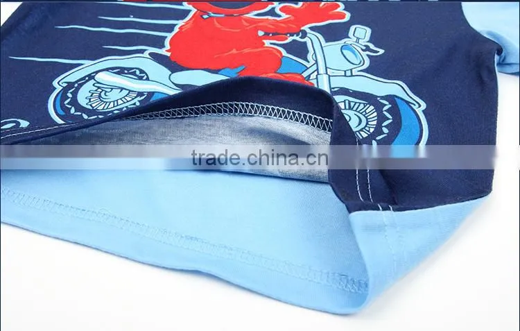 Summer 2pcs kids blue color pajamas,sleepwear