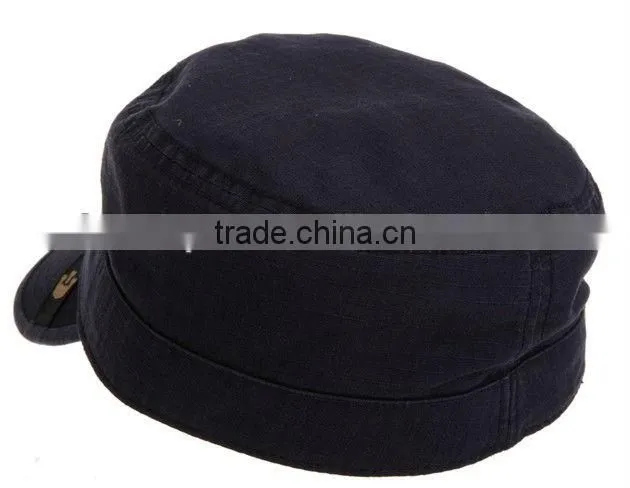 Custom black military hat diy caps and hats