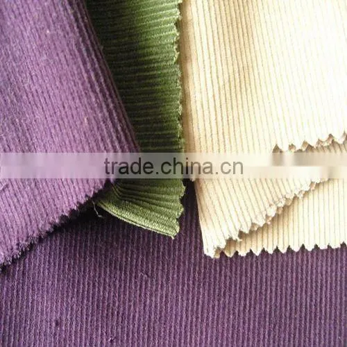 21W cotton corduroy fabric
