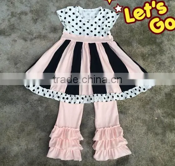 Hot Wholesale Baby Girl Boutique Clothing Girl Easter Spring Bunny Clothes Giggle Moon Remake Girl Kids Spring Clothes