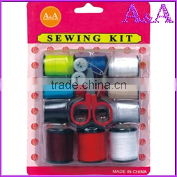 Hotel Travel Toiletry kit/Hotel &Airline hot selling airline kit/professional hotel mini sewing kit set