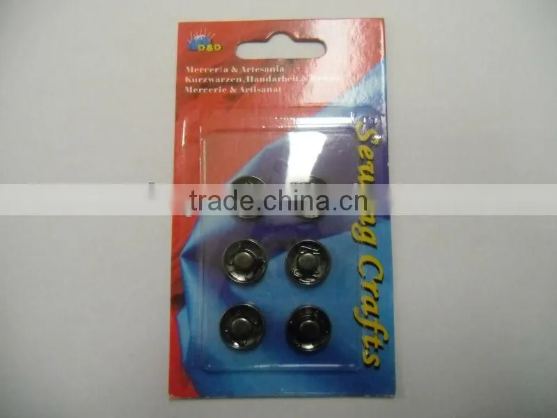 D&D Fancy Buttons Snap Fasteners durable sliver