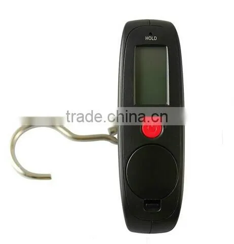 WH-14A 50kg/10g Hand Held Portable Hanging Hook Digital Travle Luggage Digital Weighing Scale