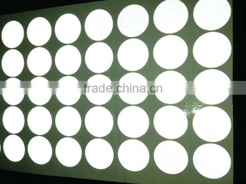 Promotional strong self-adhesive reflective bike sticker wheel decal with lamination for kids