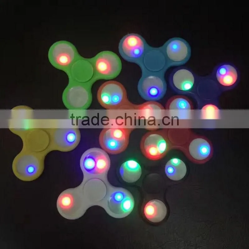2017 NEW HOT Hand spinner professional hand spinner toys educational toys led flashing hand fidget spinner