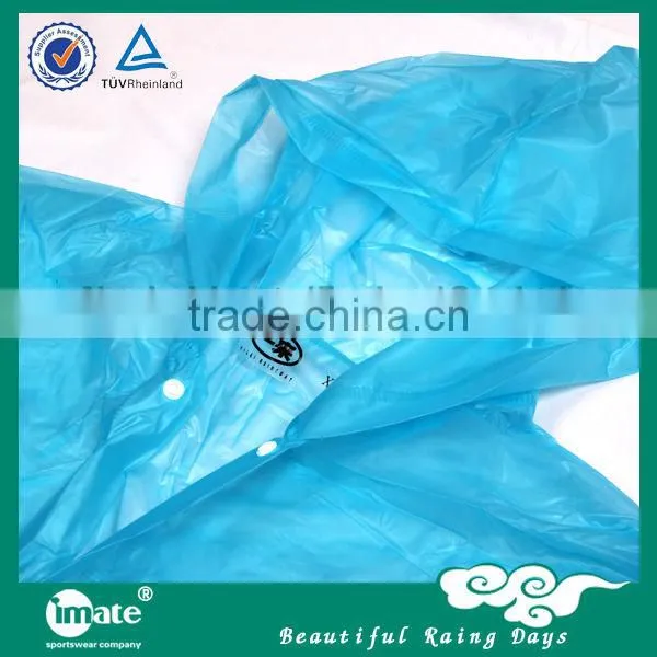 New arrival 100% pvc transparent plastic raincoats/rain coat