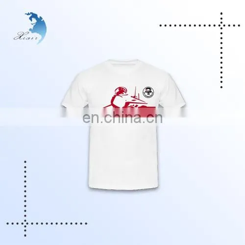 Wholesale price custom design printing white women t-shirt with logo