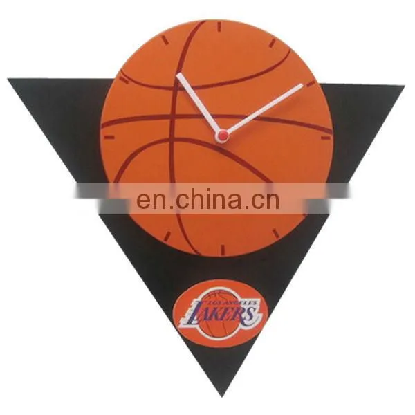 (HC1103)triangle plastic frameless wall clock china bicycle frames