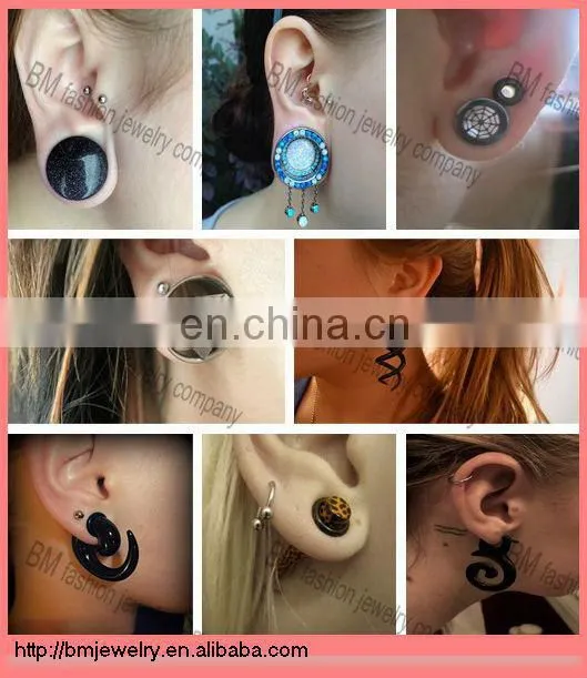 Stainless steel vibrating tongue barbell ring body piercing jewelry