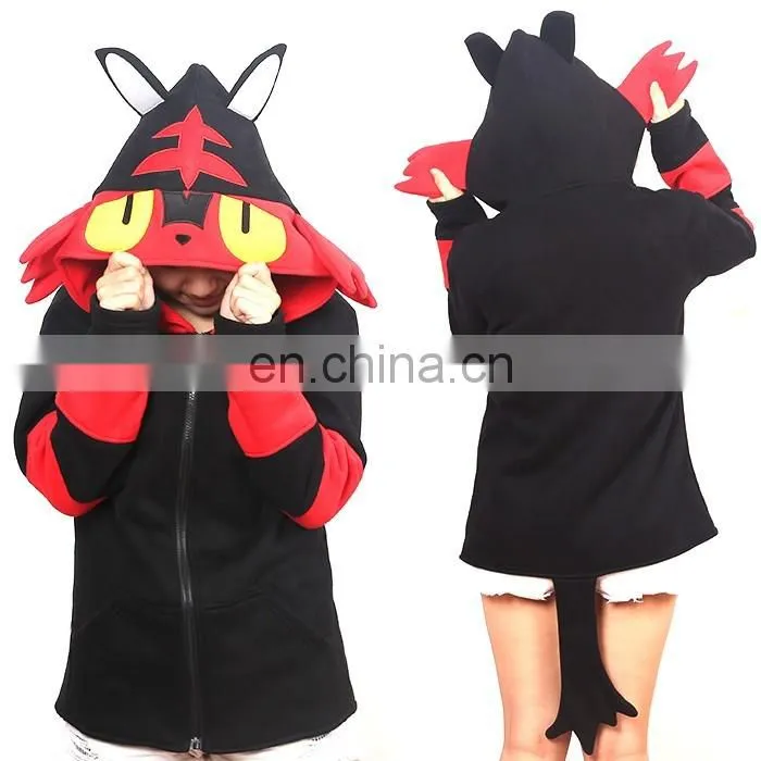 Factory Direct Pokemon Hoodies Sweater Coat