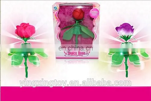 2014 hot sale rc flying toys hand sensor doll toy roses flower( three seconds to start )